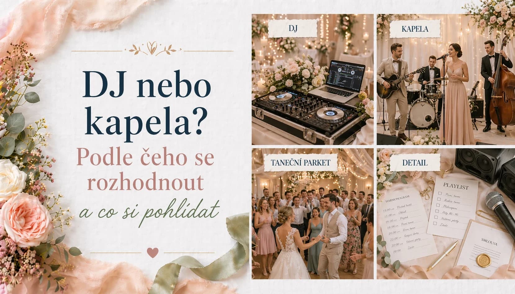 DJ nebo kapela? Podle čeho se rozhodnout a co si pohlídat